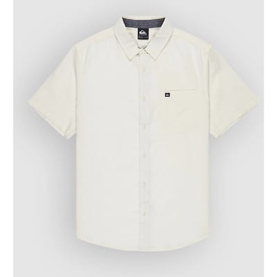 Overhemd Korte Mouw Quiksilver Chemise manches courtes Time Box blanche