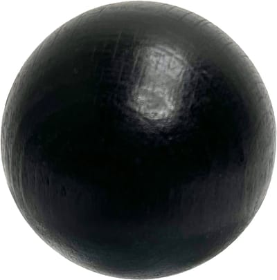 Boulemaus Jeu de Boules - Pétanque buts van beukenhout - Zwart - 30mm