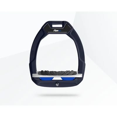 Veiligheidseisen voor de ruitersport, schuin Ultra Grip Groen/Grijs/Blauw Flex-On Safe-On