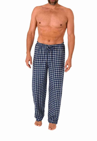 Flanellen pyjamabroek voor heren, geruit katoen - ideaal om te relaxen - 222 122 15 870
