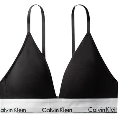 Calvin Klein Modern Gravity Beha Met Verwijderbare Vulling Driehoekige Cups Dames Ondergoed Space-Black QF5650-001 M