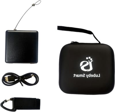 Lineaire Encoder Kubus - Snelheid Tracker - Krachttraining Meten - App Gestuurde Analyse - 70x70x35mm - Zwart