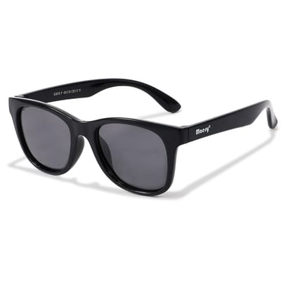 Maesy Kinder Zonnebril Yuki - 6 t/m 12 jaar - Flexibel - UV400 Bescherming - Zonnebril Kind - Zwart