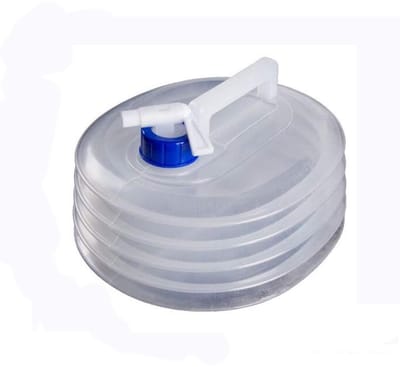 Dailygoods- Watercontainer Lichtgewicht - Opvouwbare Wateremmer - Draagbare Wateropslag - Met Kraan - Food Grade PE Plastic - Ideaal voor Buitenactiviteiten
