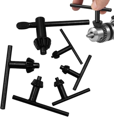 Handboor Sleutelset voor Diverse Boorkoppen - 6 Stuks (4/6/10/13/16/20mm) - Vervangingssleutels voor Boormachines en Gereedschap