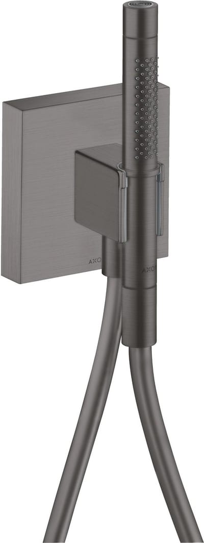 hansgrohe AXOR Starck ShowerCollection Porter unit 12 x 12, met 2 straalstangen handdouche en doucheslang, 12626340