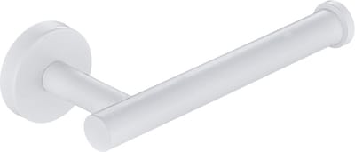 Wc-rolhouder mat wit rond zonder klep