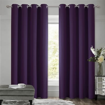 Unyqoos ® Verduisteringsgordijnen Set – 175 x 140 cm – 2 Stuks – Zonwerend & Geluidsdempend – Warmte-isolerend – Grijs – Polyester – Modern Design