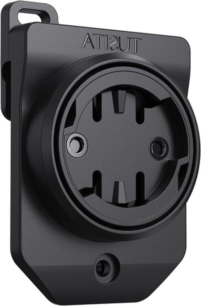 Fiets Zadel Tas Clip - Radar Houder - Veilige Bevestiging - Kwartslag Systeem Compatibel - 25 Gram - Zwart
