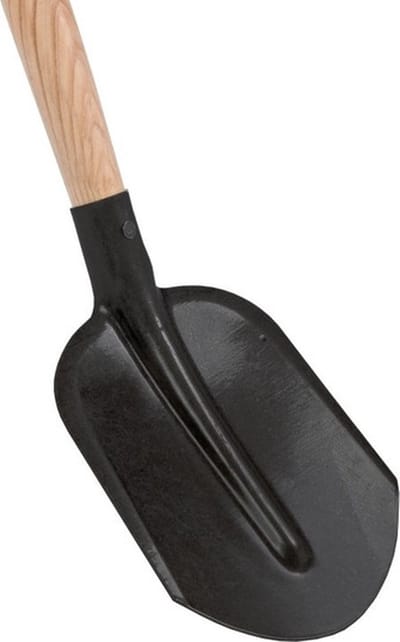 Talen Tools Zandschop - zwart - hout - 75 cm - mini tuingereedschap - kinderen