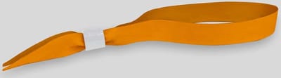 VanDerEng Textiel Festivalbandjes | Onbedrukt Oranje - 100 stuks