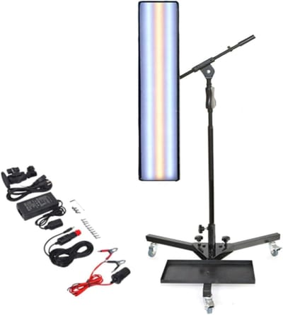 Deukverwijderingslamp - Reparatielamp Auto - Carrosserie Reparatie - LED Reflector Lijn - 920 mm x 180 mm - Zwart