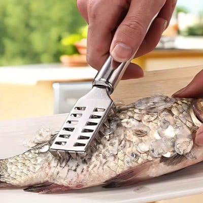 Multifunctionele Visschraper Met Zaagtand Voor Snel En Gemakkelijk Schillen En Vis Schoonmaken Geschikt Voor Restaurantkeuken Thuis