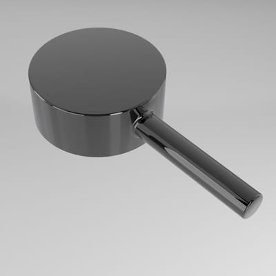 IVY Bond Douchethermostaatkraan Opbouw CoolTouch - Zwart Chroom PVD