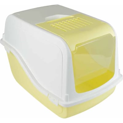 Kattentoilet Sybil met filter en schepje 57x38x38cm giallo