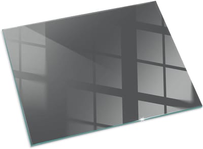 Tulup Kachel Vloerplaat - Kleur Grijsbruin Plaat Voor Onder Kachel - 80 cm x 60 cm - Grijs Vloerplaat Voor Houtkachel - Rechthoek Kachel Vloerplaat - Vloerplaat Voor Kachel - Plaat Onder Houtkachel - Onderplaat Kachel