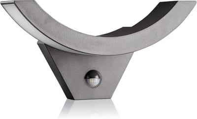 LED Buitenlamp met Bewegingssensor - Wandlamp Anthraciet IP54 15W 930lm Koud Wit 5800K