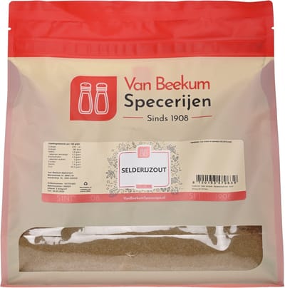 Van Beekum Specerijen - Selderijzout - 2 KG (hersluitbare stazak)