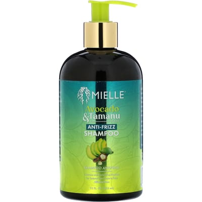 Mielle, Anti-Frizz Shampoo, Avocado & Tamanu, 12 fl oz (355 ml)
