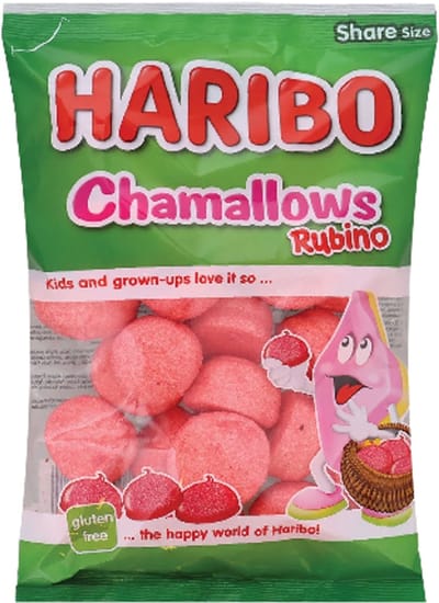Haribo Chamallows Rubino - Halal - 24x70gr Voordeeldoos