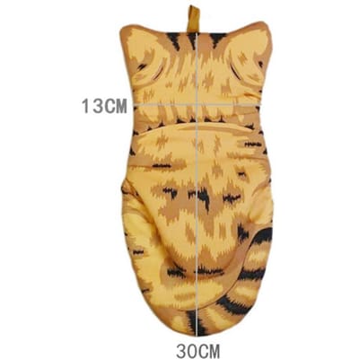 Schattige kattenpootjes ovenwanten kattenklauw ovenhandschoenen anti-verbranding magnetron hittebestendig isolatie