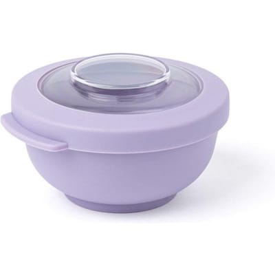 Amuse Tylla Lavender Snack Bowl - 200ml - Perfect Afsluitbare Snackdoosje - Voor onderweg - BPA-vrij - Paars