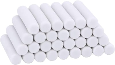 Witte Gumvullingen - Potlood Gummen - Schetsen Tekenen - Premium Rubber - 5x25mm - Wit