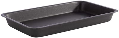 Dienblad -Levante- 25,5 x 16 cm, H: 3 cm roestvrij staal, kleur: Grey Black 0,7 liter