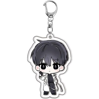 Omniscient Reader's Viewpoint Anime Acryl Hoge Kwaliteit Sleutelhanger Kim Dokja Yoo Joonghyuk Creatief Dubbelzijdig Hanger Sleutelhanger ORV 55mm black