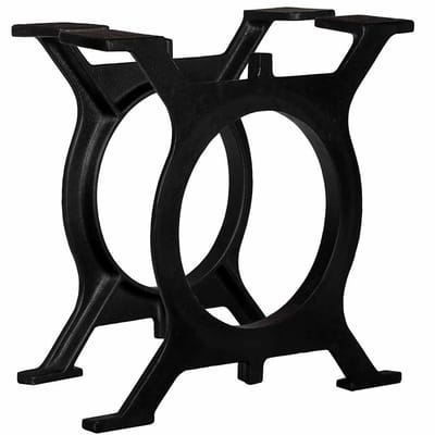 vidaXL - Salontafelpoten - 2 - st - O-frame - gietijzer