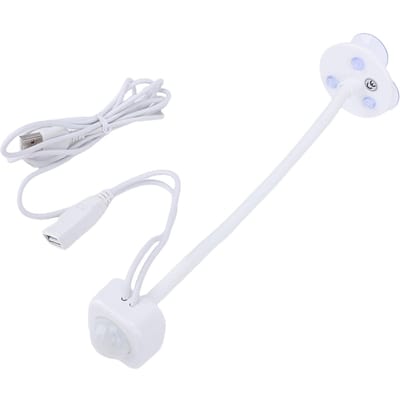 Fontaine à eau pour chat Capteur de mouvement Induction infrarouge Alimentation USB externe Étanchéité Distributeur d'eau automatique pour animaux de compagnie Capteur white