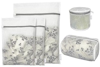 5-pack deluxe honingraat waszakken voor delicate kleding