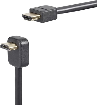 SpeaKa Professional SP-9071828 HDMI-kabel HDMI Aansluitkabel HDMI-A-stekker, HDMI-A-stekker 1.80 m Zwart 4K UHD, Audio