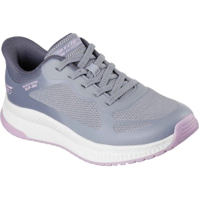 Skechers Hands Free Slip-In Bobs Squad dames sneaker - Licht grijs - Maat 40