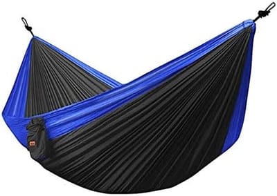 Hangmat voor 2 - Schommelhangmat - Buiten Ontspannen - Sterke Draagkracht - 300x180cm - Zwart