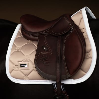 Equestrian Stockholm Zadeldek Equestrian Stockholm Sand Springen Beige