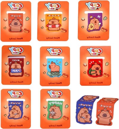Schattige Magnetische Boekenleggers Set van 8 Stuks voor Kinderen en Volwassenen, Sterke Dierlijke Ontwerpen, Perfect voor Boekenliefhebbers