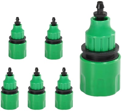 By shayne - Tuinwaterslang - Sneladapter voor Irrigatiesysteem - 4/7 en 8/11 mm - Irrigatieaccessoires - Tuinonderhoud - Waterbesparing