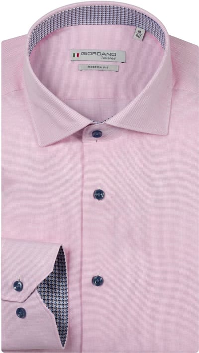 Giordano – Locarno – Heren – Oxford – Overhemd – Fuchsia – 617806-50