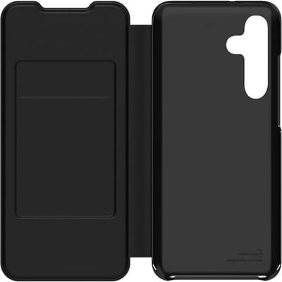 Samsung, Hoesje geschikt voor Samsung Galaxy A35 5G - Folio met Kaarthouder & Auto-Wake, Zwart