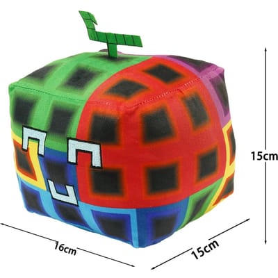 Treasuringu Nieuwe Fruit Pluche Speelgoed Schattige Vierkante Gevulde Poppen Luipaard Fruit Anime Randapparatuur Pluche Speeltje Verjaardagscadeaus