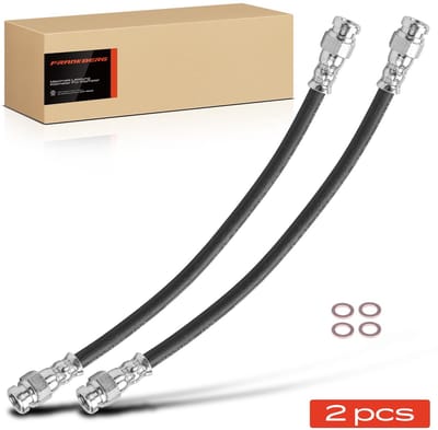 Frankberg 2x remslang achter voor Mazda 323 626 Premacy