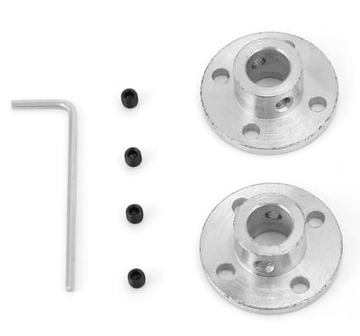 Rigid Clutch Motor Shaft Connector Flange - 2 Stuks, ID 10mm, OD 16mm voor Motorbevestiging en Lagerinstallatie