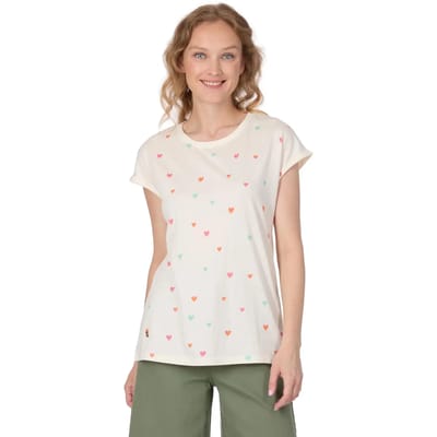 Dames-T-shirt met opdruk Ragwear Diona