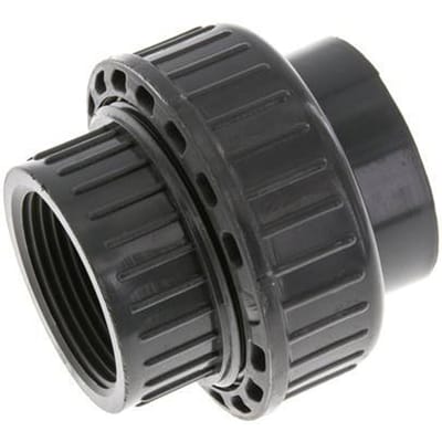 PVC Rechte Lijmmof 40mm x Binnendraad Rp 1 1/4'' FKM