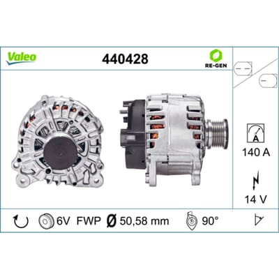 Driefasige generator VALEO 440428