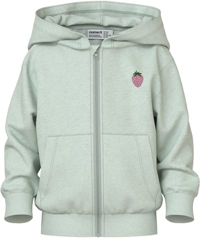 NAME IT - NMFVALONNY LS NREG SWE CARD WH UNB - Meisjes - Sweaters