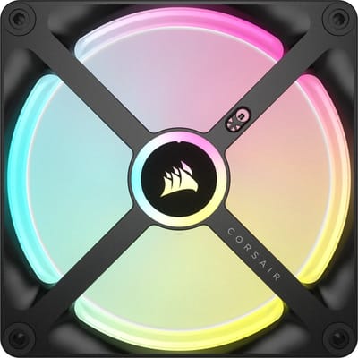 Corsair iCUE LINK QX140 RGB Starter Kit - Black - Case ventilator - 140mm - Zwart met RGB-licht - 37 dBA