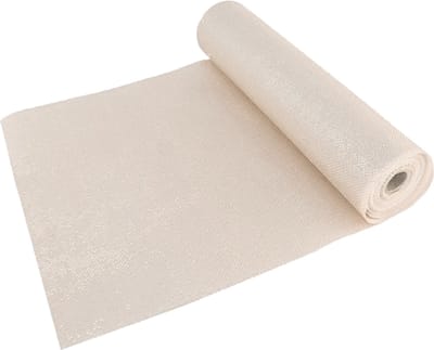 Tafelloper Glossy Ivoor - 5 meter