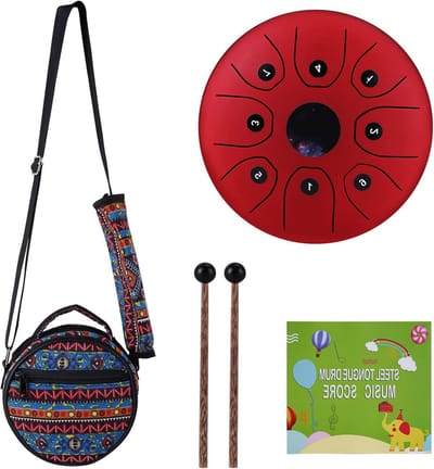 Mini Tong Drum 5.5 Inch 8 Tonen C Key Handpan Drum voor Meditatie en Muziekonderwijs